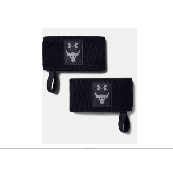 Under Armour UA Project Rock Wrist Wraps 001 Supporter, One Size Fits All - Picture 1 of 8